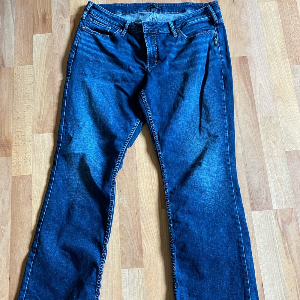 Silver Jeans Co Suki Slim Bootcut size 16 tall long